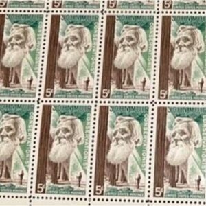 Album Treasures U S Scott # 1245 5c John Muir Full Sheet Mint UNHINGED